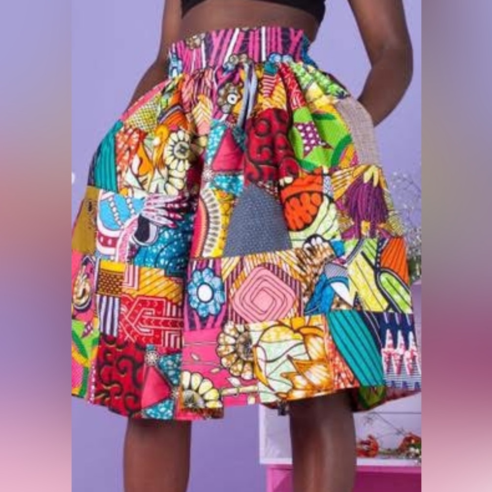 New W/O Tags Grass Field - The African Shop Skirt w/ Pockets